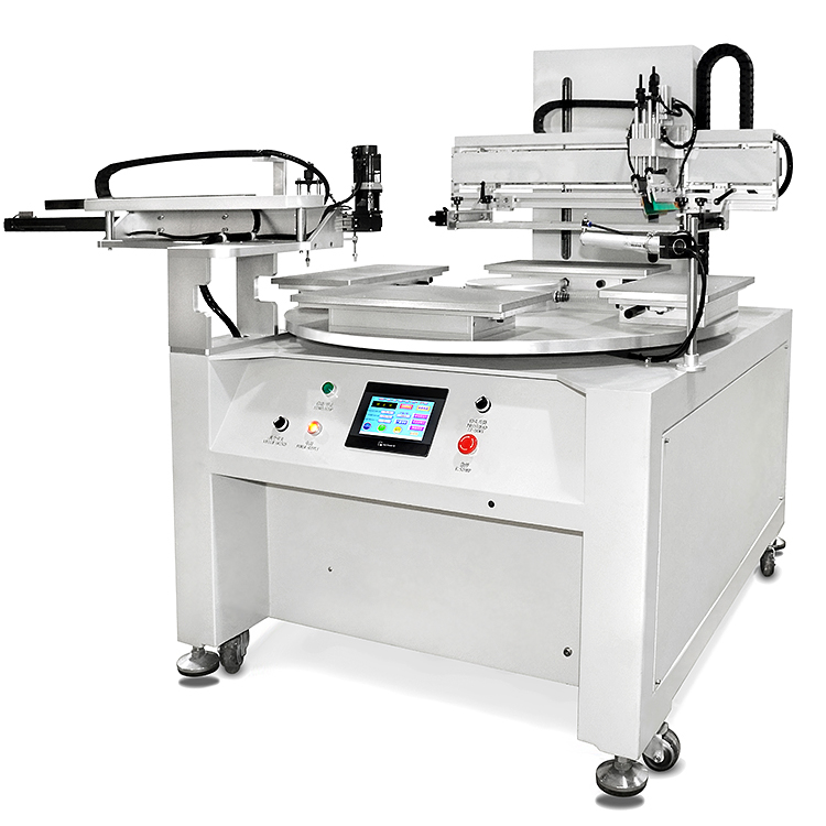 電動轉(zhuǎn)盤平面吸風(fēng)絲印機(jī)